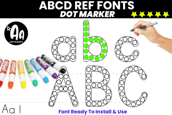 Abc Dot Marker: A Font for Creative Web Design