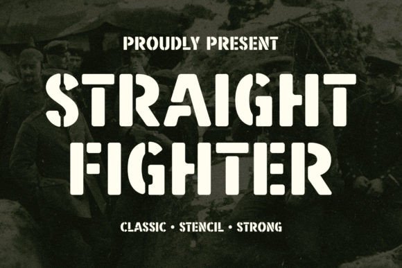 Boost Your Brand with Straight Fighter Font