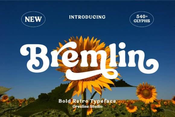 Bremlin: A Font That Brings Retro Charm to Every Project