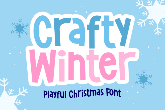 Crafty Winter: A Festive Font for Digital Branding