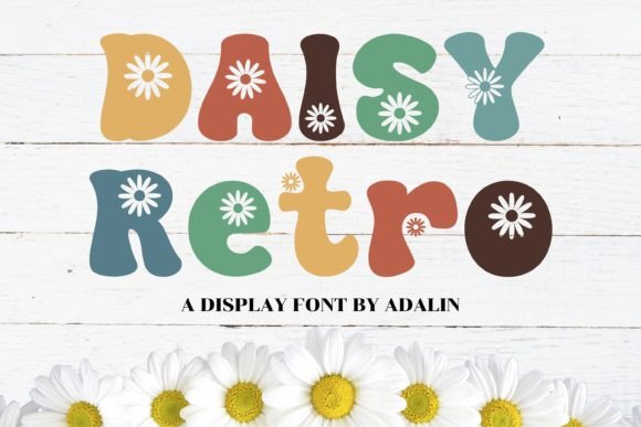 Daisy Retro: A Playful Font for Branding Projects