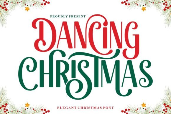 Dancing Christmas: A Font That Elevates Your Brand