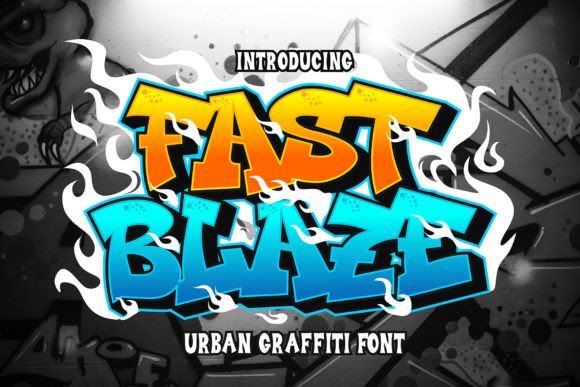 Fast Blaze: A Bold Typeface for Edgy Campaigns