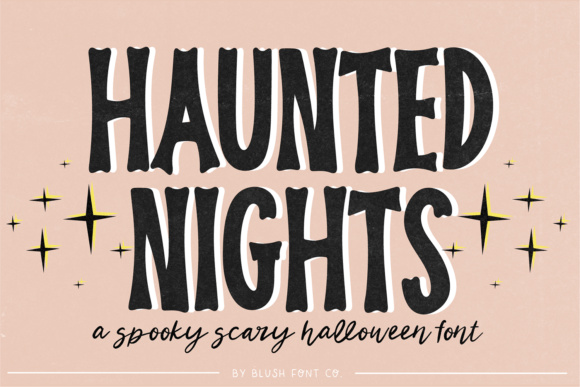 Haunted Nights: A Font for Spooky Editorial Magic