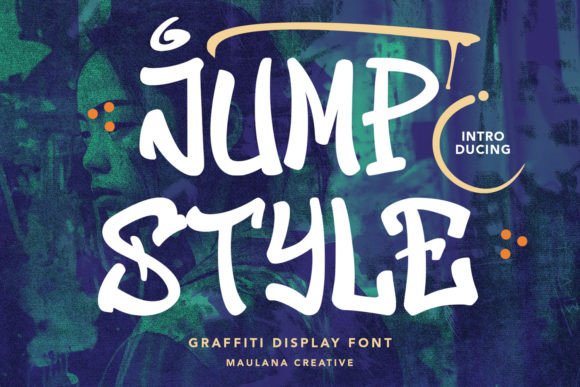 Jump Style Graffiti: A Display Font for Bold Editorial Design