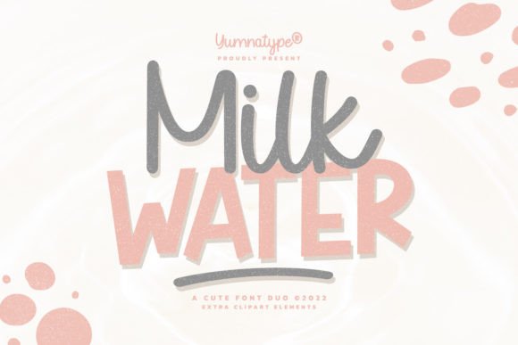 Milk Water Duo: A Font That Elevates Your Brand