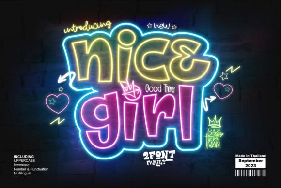 Nice Girl Font Review: A Bold Choice for Editorial Design