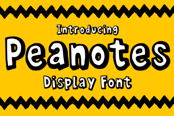 Peanotes: A Fun Font for Digital Design