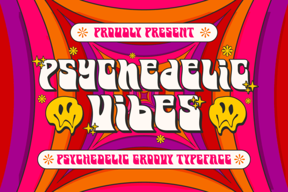 Psychedelic Vibes: A Font That Speaks Volume