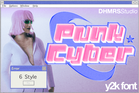 Punk Cyber: A Bold Typeface for Digital Branding