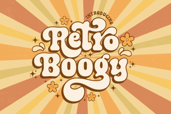 Retro Boogy: A Vintage Serif Font with Groovy Charm