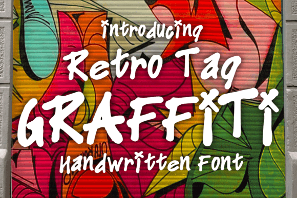 Retro Tag Graffiti: A Font for Bold Digital Expression