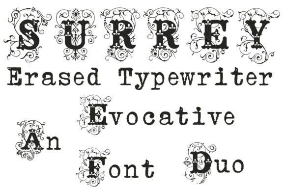 Surre Erased Typewriter: A Font That Speaks to Your Craft