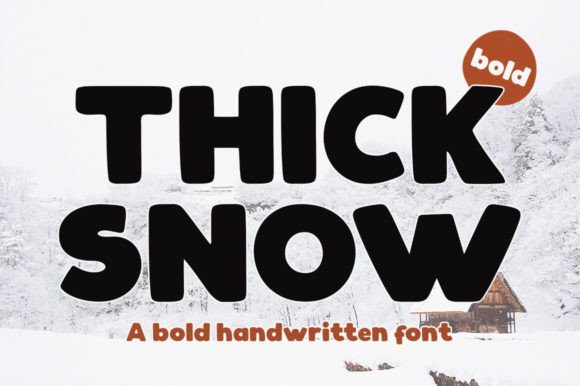 Thick Snow: A Festive Typeface for Holiday Branding