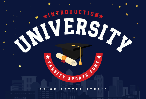 University: A Bold Display Font for Editorial Design