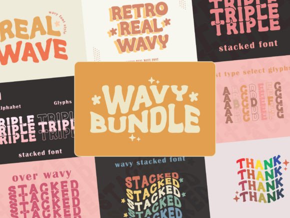 Wavy Stacked: A Font That Elevates Brand Identity